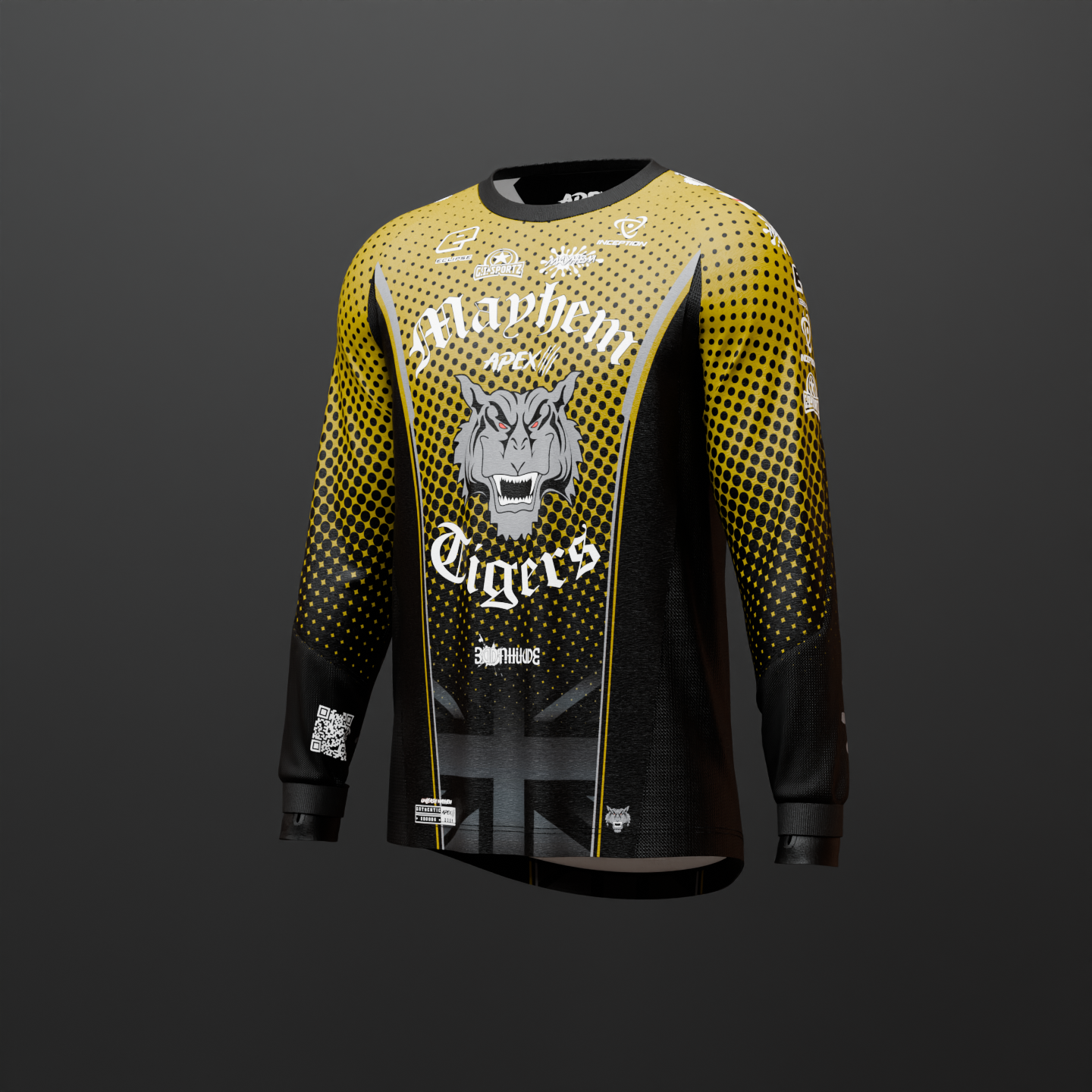 MAYHEM TIGERS 2024 NXL WORLD CUP TEAM JERSEY
