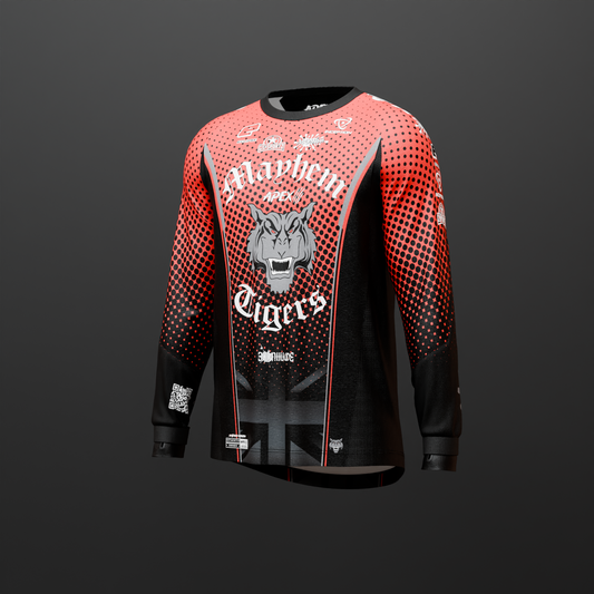 MAYHEM TIGERS 2025 NXL SEMI-PRO TEAM JERSEY RED