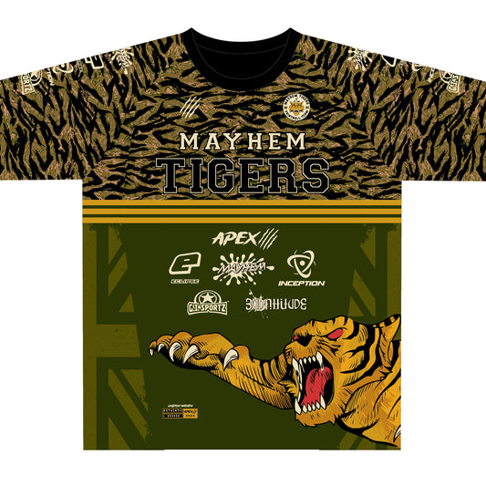 MAYHEM TIGERS 2024 GOLD TEAM JERSEY - UK EDITION