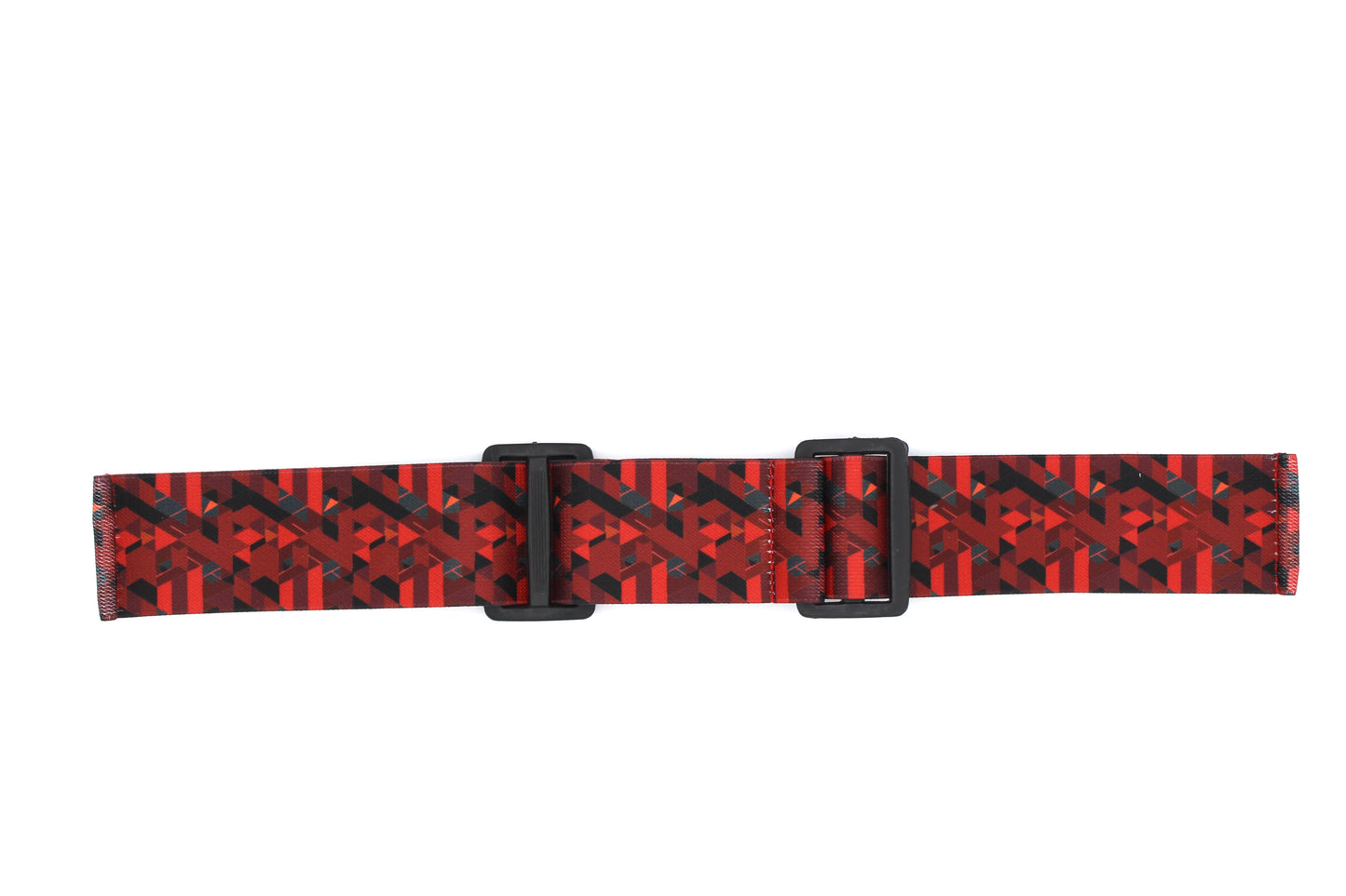 GEOMETRIC GOGGLE STRAP - RED