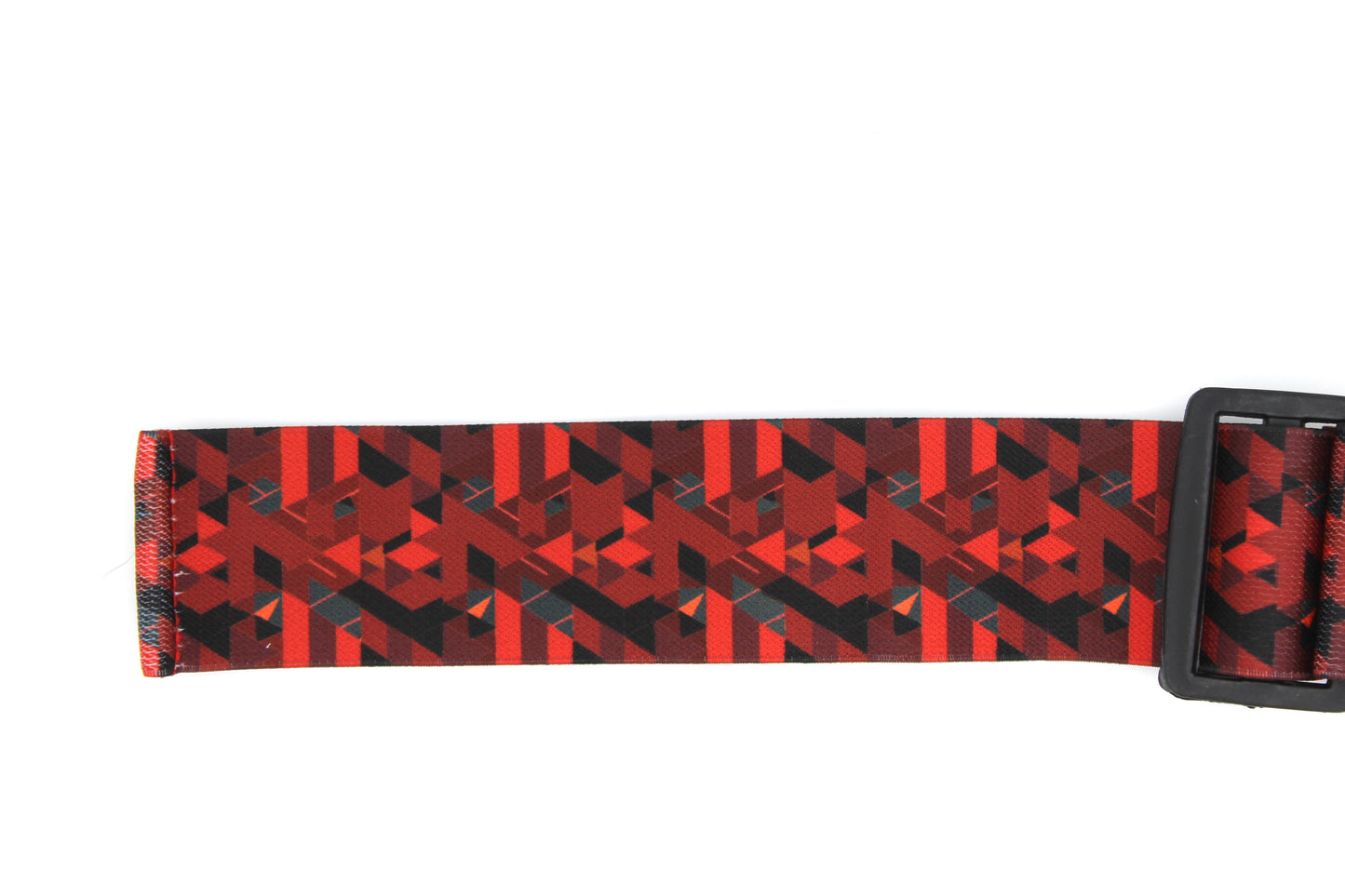 GEOMETRIC GOGGLE STRAP - RED