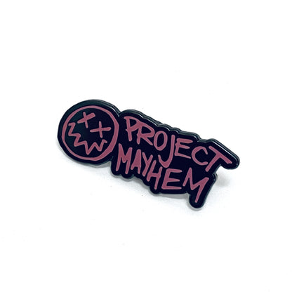 PROJECT MAYHEM ENAMEL PIN BADGE