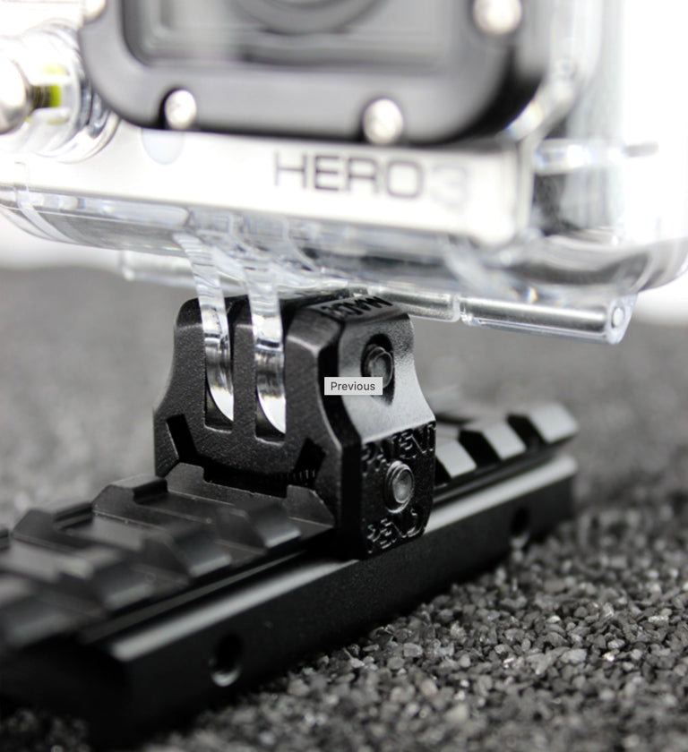 Invader Picatinny Rail Mount for GoPro Cameras