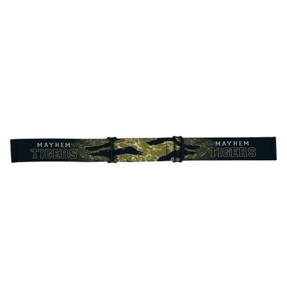 MAYHEM TIGERS TEAM GOGGLE STRAP - GREEN TIGERSTRIPE