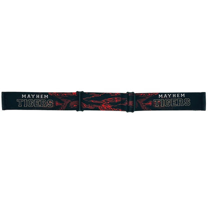 MAYHEM TIGERS TEAM GOGGLE STRAP - RED TIGERSTRIPE