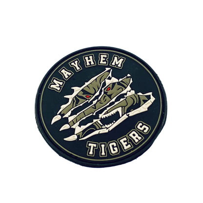 MAYHEM TIGERS TEAM PATCHES