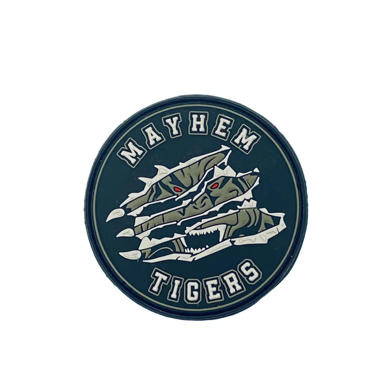 MAYHEM TIGERS TEAM PATCHES